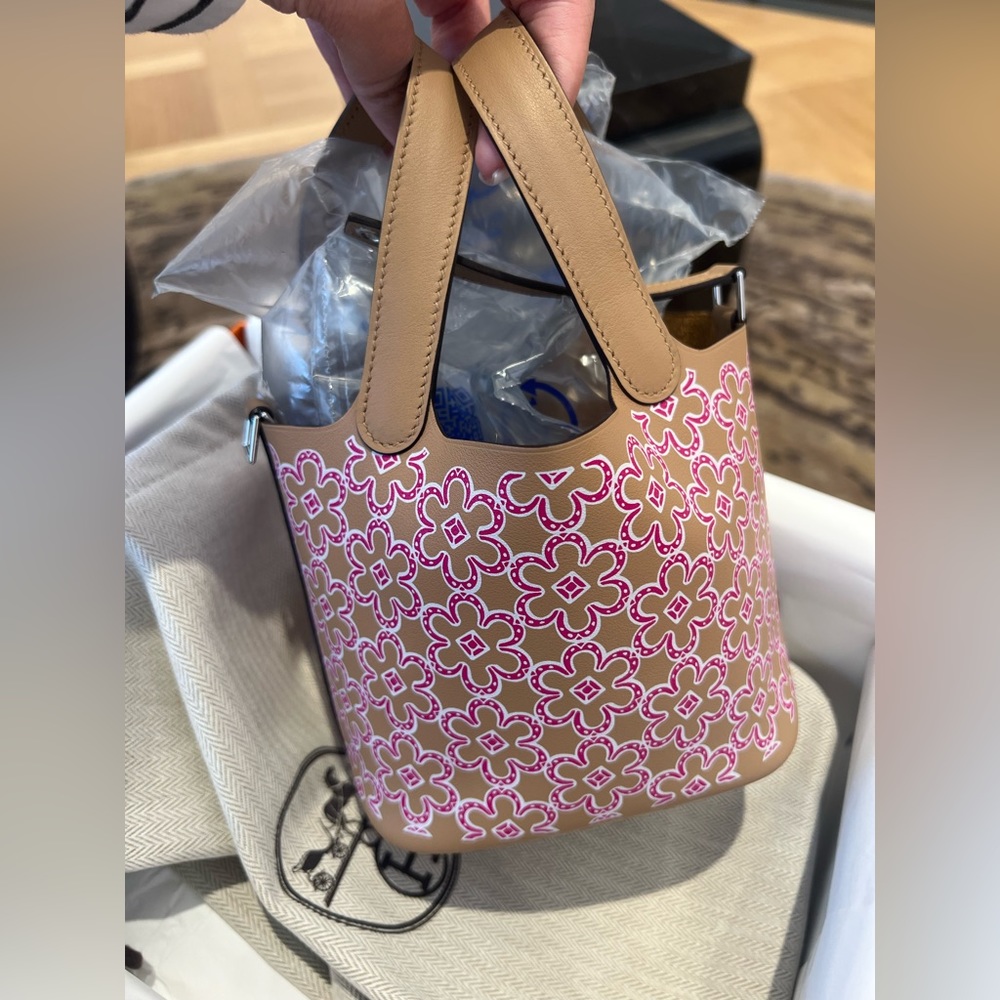 Hermes Lucky Daisy Picotin Micro